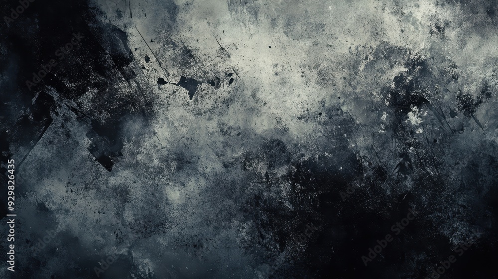 Abstract Dark Grey and White Texture Background with Grunge and Paint Splatter Effect. Abstract Dark Grey and White Texture Background with Grunge and Paint Splatter Effect.
