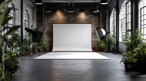 A photography studio featur...