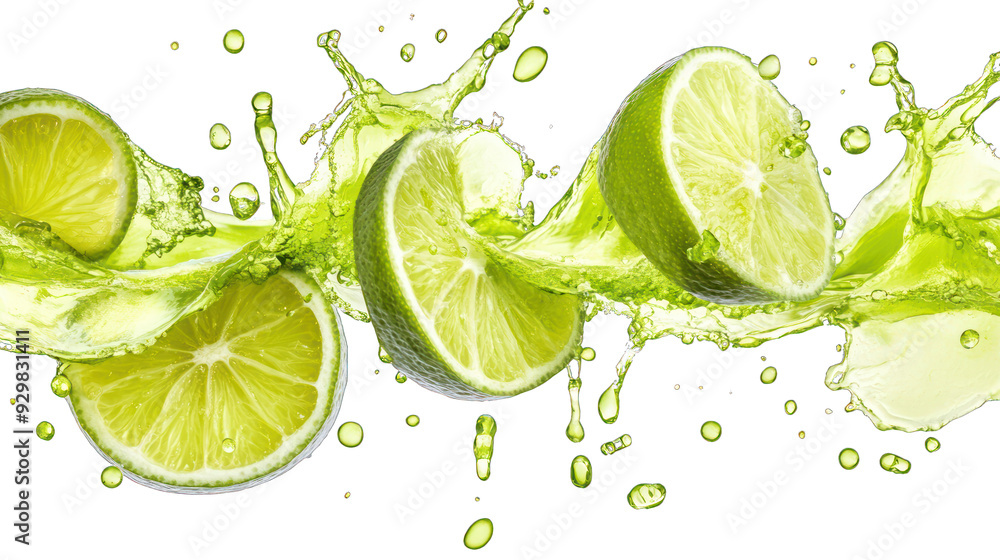 A refreshing splash of lime transparant background png A refreshing splash of lime transparant background png