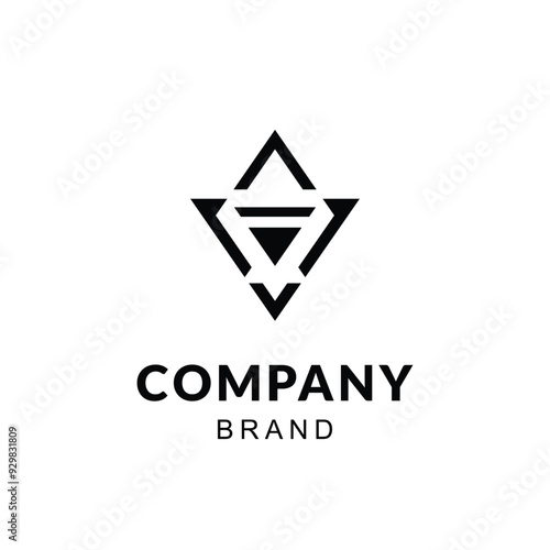 Modern Geometric Diamond Logo Vector for Exclusive Branding