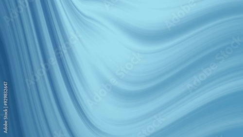 Blue white gradient background with wavy lines. Suitable for presentations, website backgrounds, graphic design projects, and digital art creations. photo