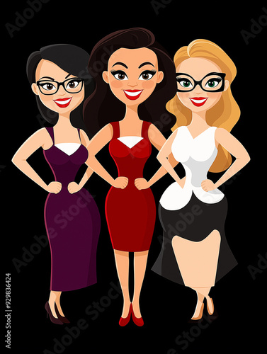 Women from various ethnic b...