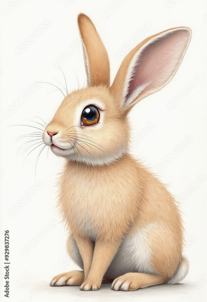 Drawing of rabbit Drawing of rabbit