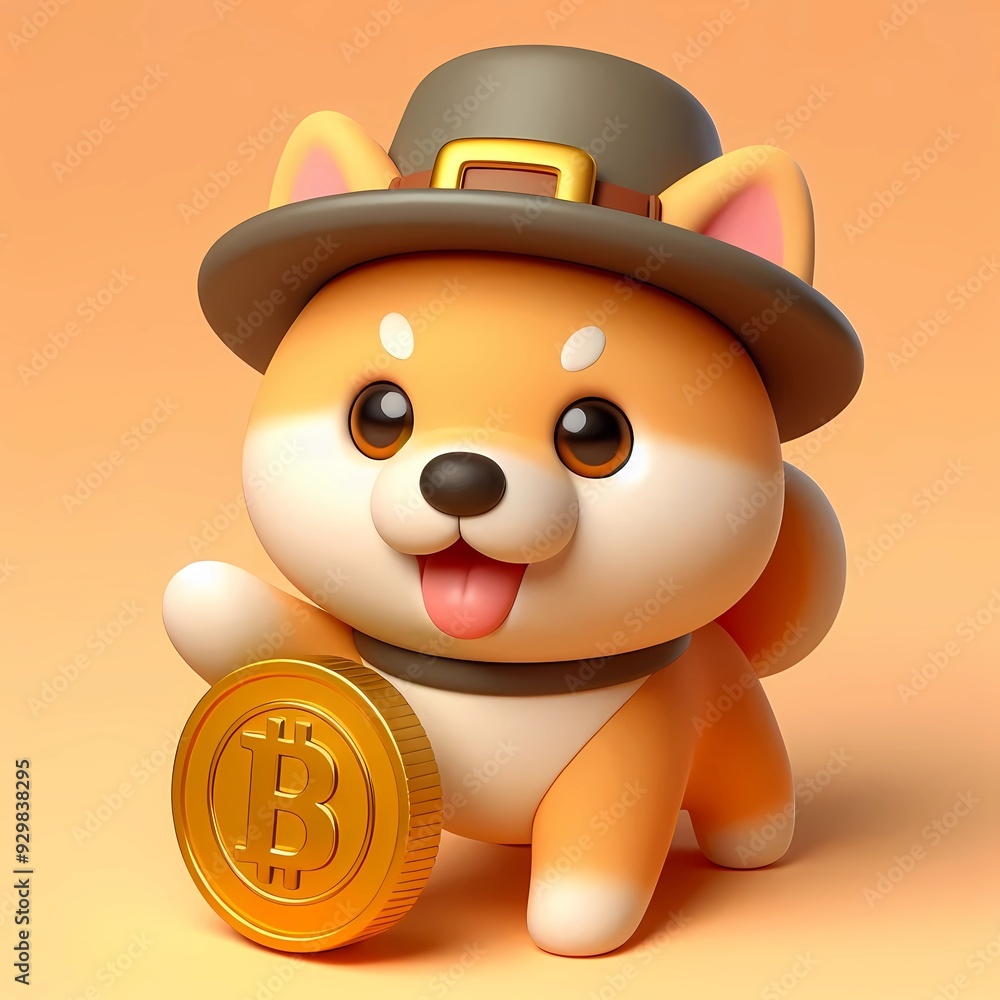 Naklejka premium Babydoge Coin
