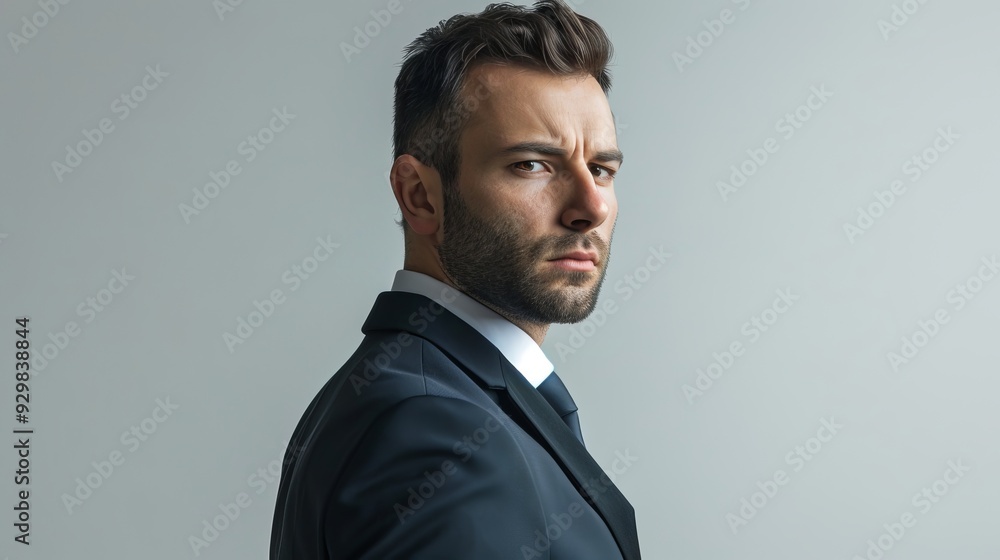 Obraz premium a man in a formal suit.