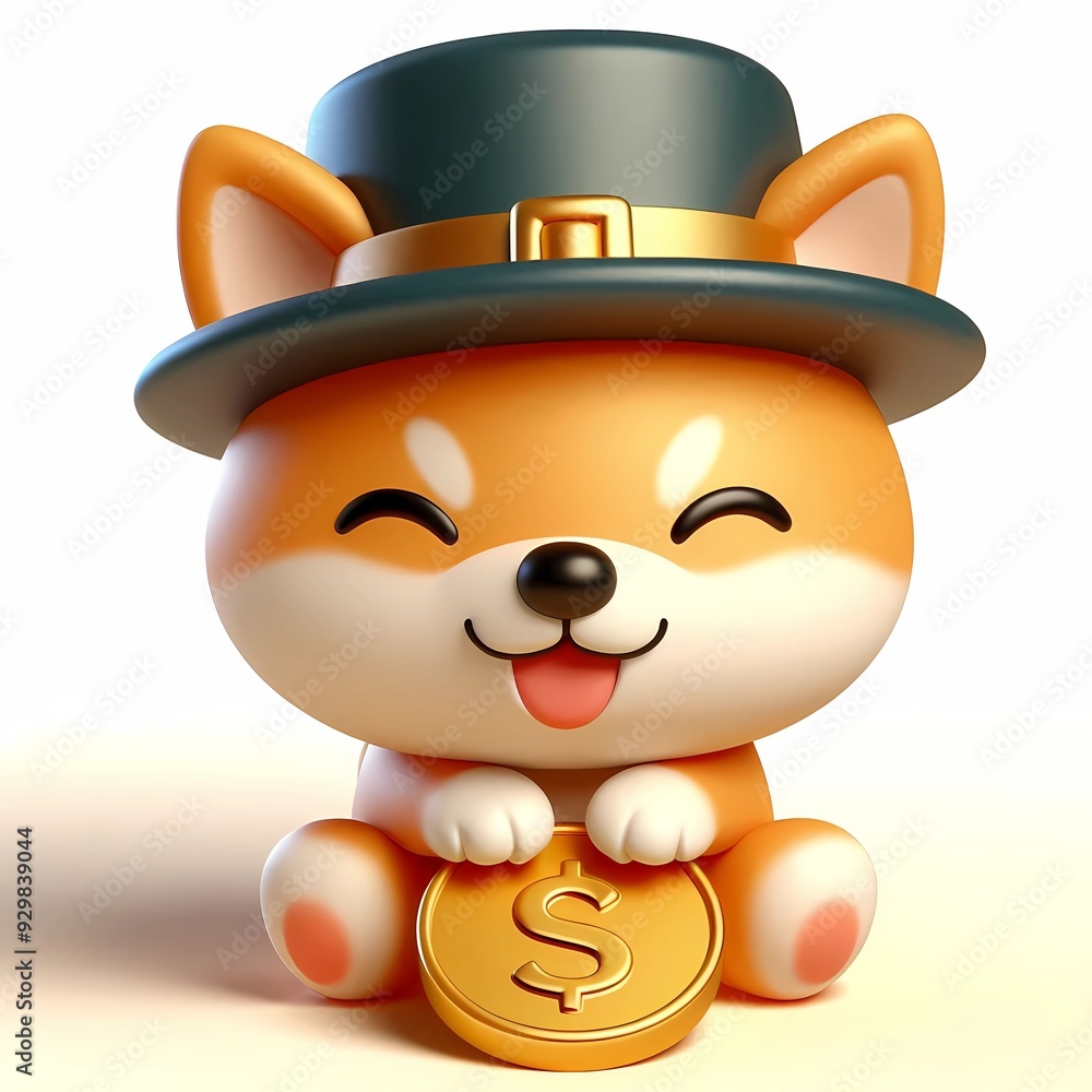 Fototapeta premium Babydoge Coin