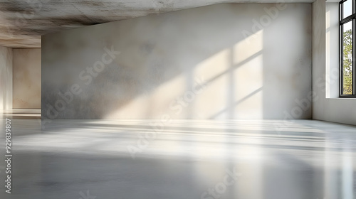 A spacious, empty room with...