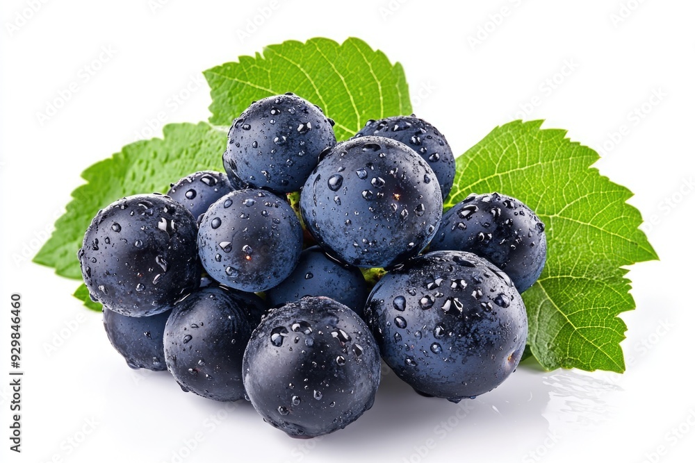Fresh Grapes with Water Droplets Fresh Grapes with Water Droplets