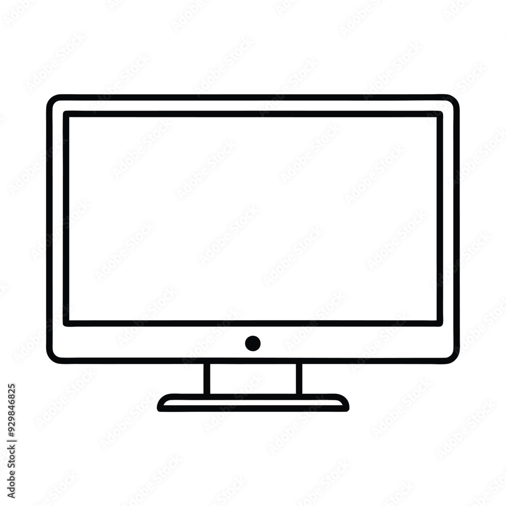 Gaming Equipment Clipart, Gamer Outline Design, A gaming monitor Illustration black and white Gaming Equipment Clipart, Gamer Outline Design, A gaming monitor Illustration black and white