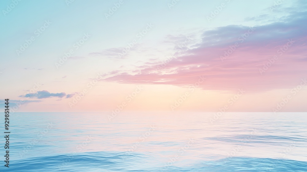 Obraz premium Ocean concept invitation template