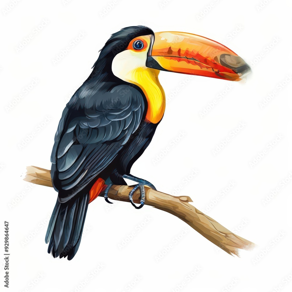Fototapeta premium the AI Image Generator, a toucan bird