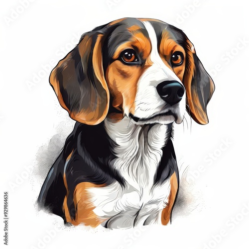 the AI Image Generator, Adorable Beagle dog