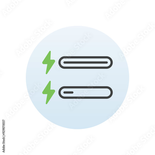 Energy Bar vector icon