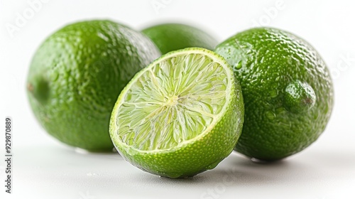 lime, white background
