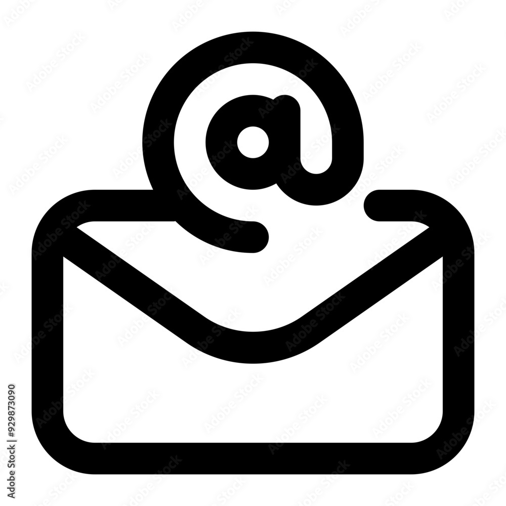 email address, email domain, at sign, at, emails, email name outline icon email address, email domain, at sign, at, emails, email name outline icon
