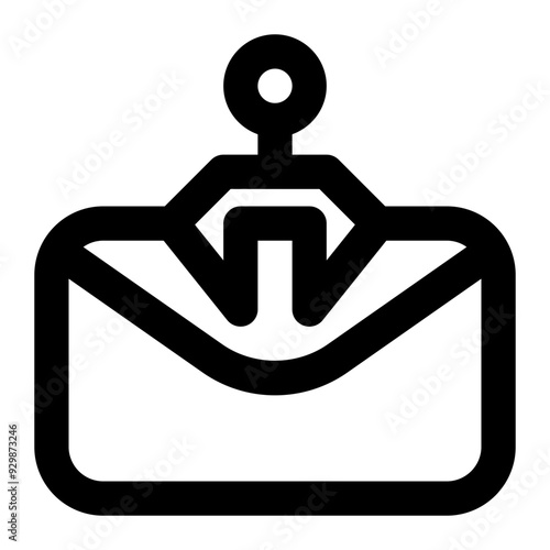 email harvesting, email scraping, email scraper, scrape emails, email extractor outline icon