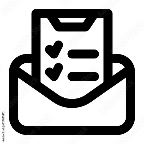 email marketing, management, whitelist, email list, checklist, email campaign outline icon
