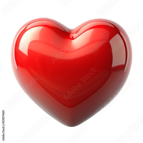 3d red heart