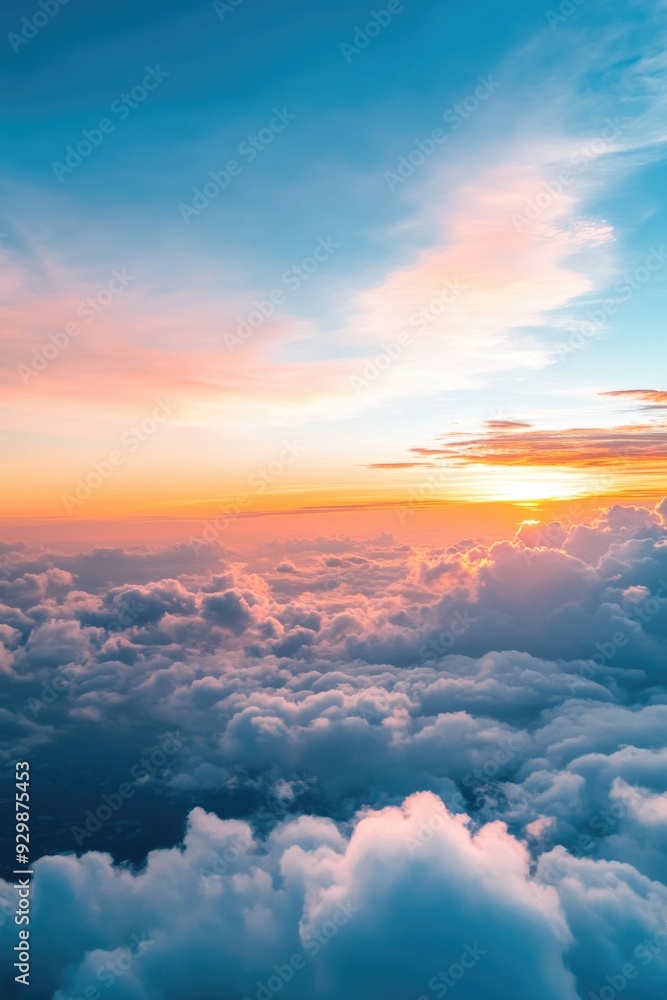 Airplane Sunset View Airplane Sunset View