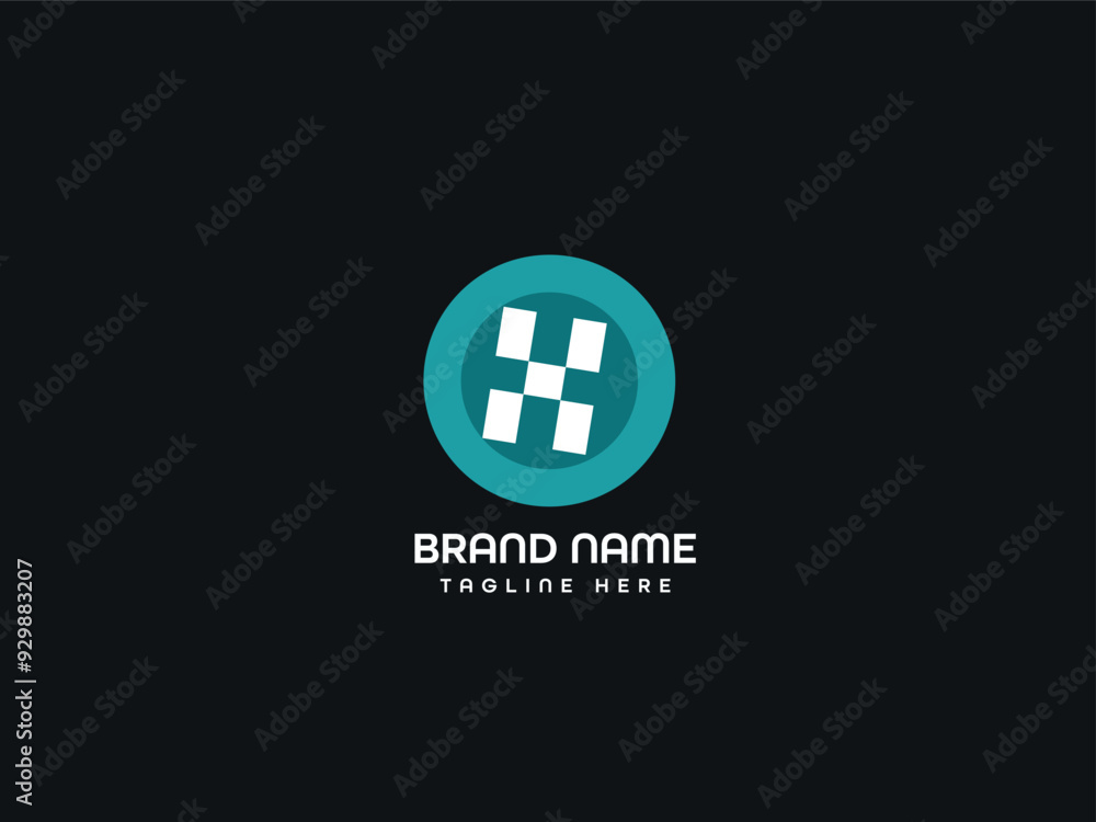 Fototapeta premium modern letter logo design 