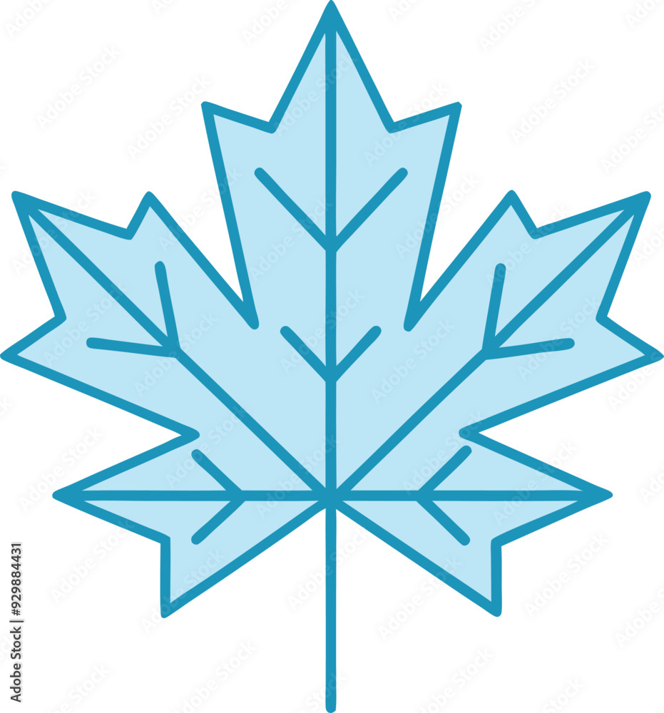 Maple leaf Vector Icon Design Illustration Maple leaf Vector Icon Design Illustration