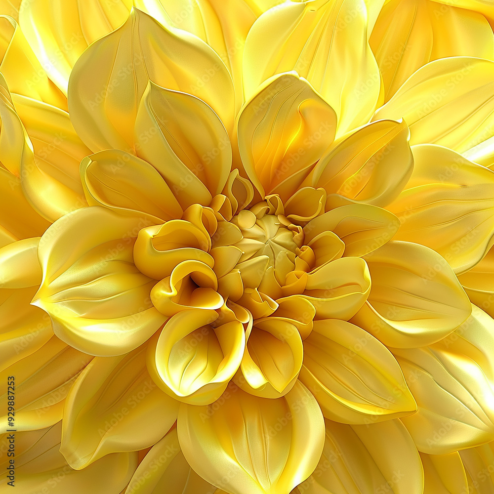3d photo of Closeup image of a yellow flower 3d photo of Closeup image of a yellow flower