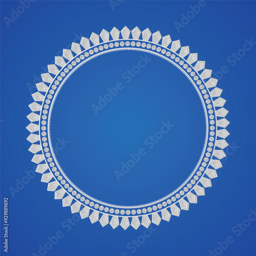 Durga Puja, Sale. Tag, Poster, Elegant White Floral Border with Pearl Accents, Frame, Border, Happy Durga Puja,
