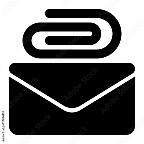 email attachment, attachment, emails, link, attach, email marketing, message solid or glyph icon