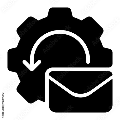 email autoresponder, auto responder, emails, auto reply, email automation, auto response solid or glyph icon