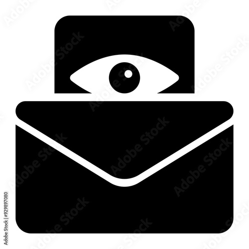 preview pane, email preview, preview, emails, email marketing, reading, espionage, spoofing solid or glyph icon