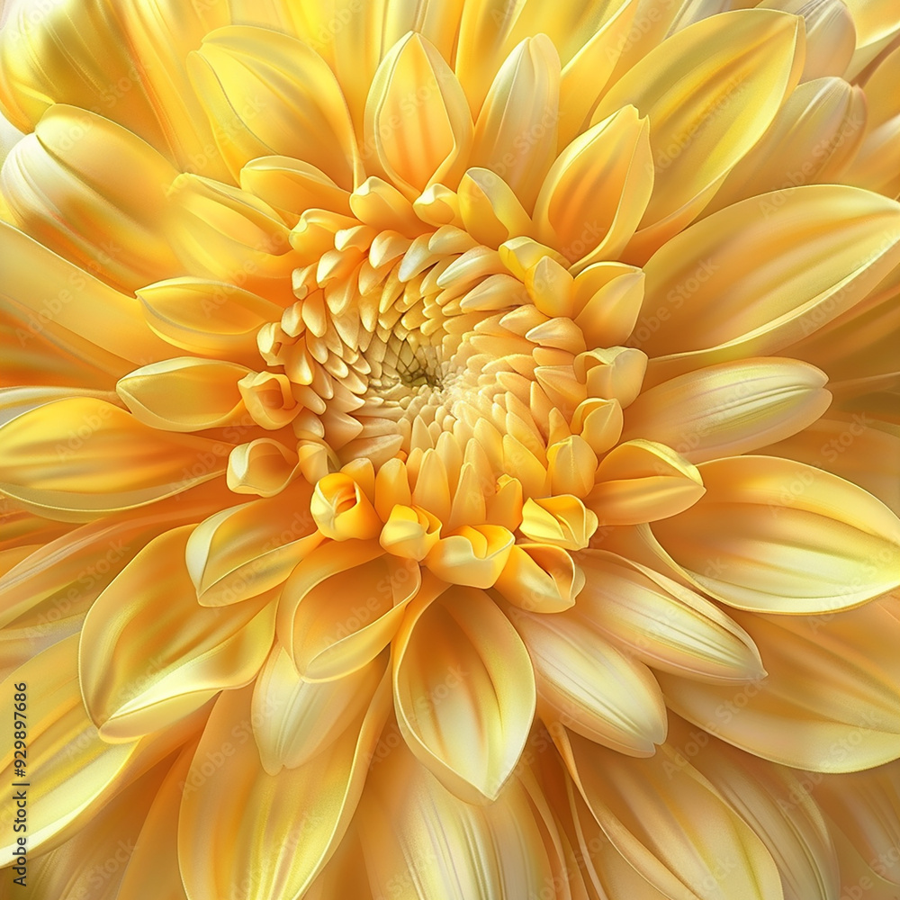 3d photo of Closeup image of a yellow flower 3d photo of Closeup image of a yellow flower