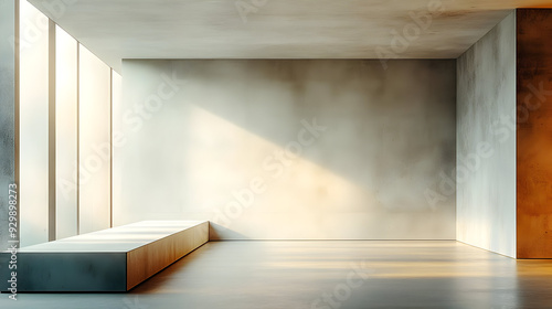 Modern minimalist interior ...