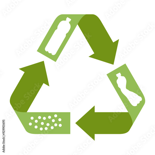 Recycle waste biomaterials - Biodegradable icon