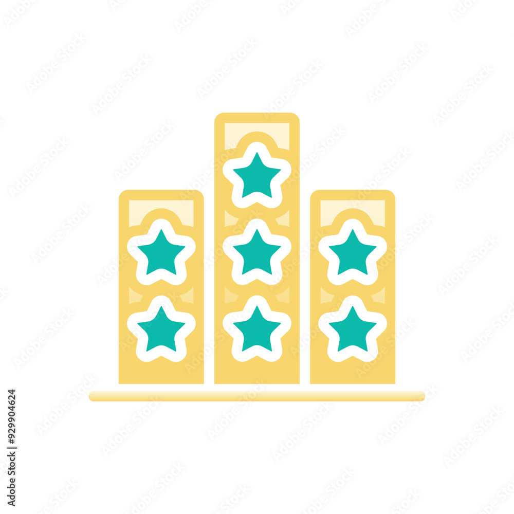 Rank vector icon Rank vector icon