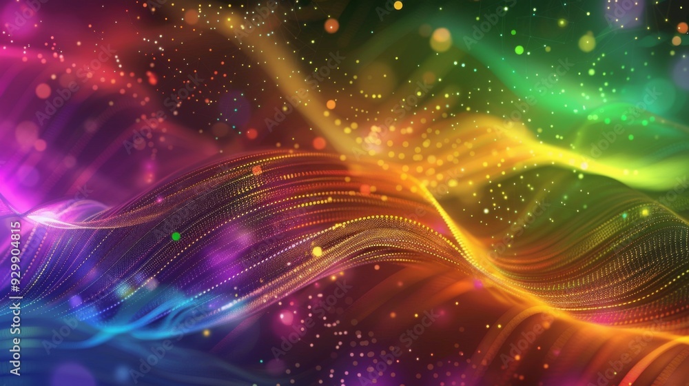 Obraz premium Dynamic Abstract Technology web Background with Particle Lines, abstract graphic, banner design, pattern design, web background template