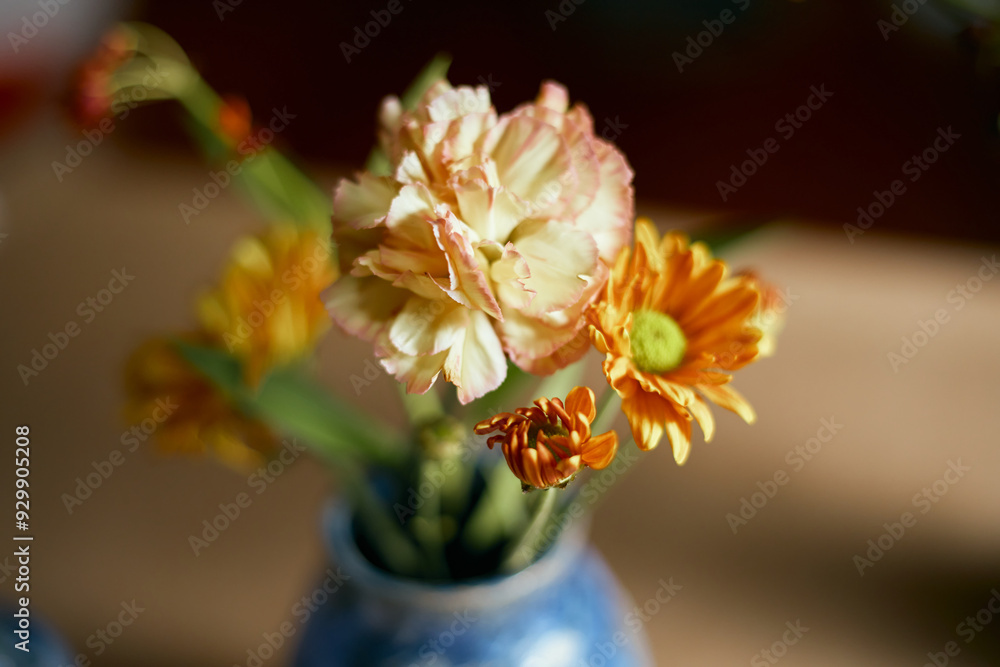 Ceramic vase with flowers Ceramic vase with flowers