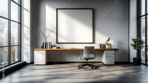Modern office space with a ...