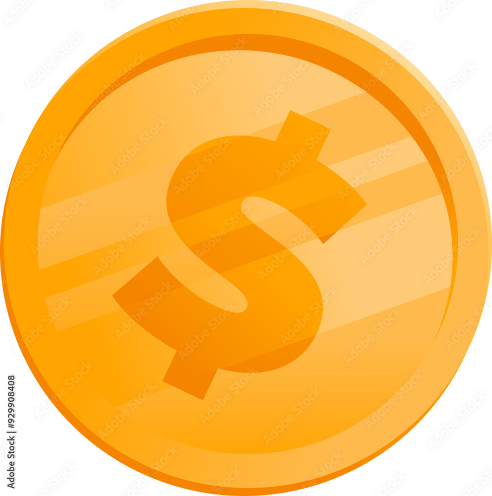 Coin icon. Gold coin symbol. Coin icon. Gold coin symbol.