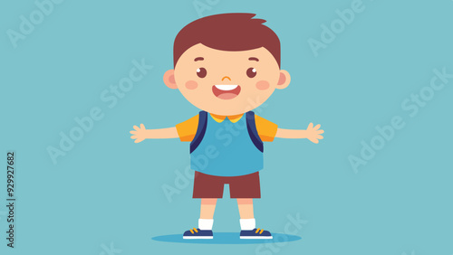 First Day of School Outfit: A child proudly showing off their new outfit for the first day of school.
