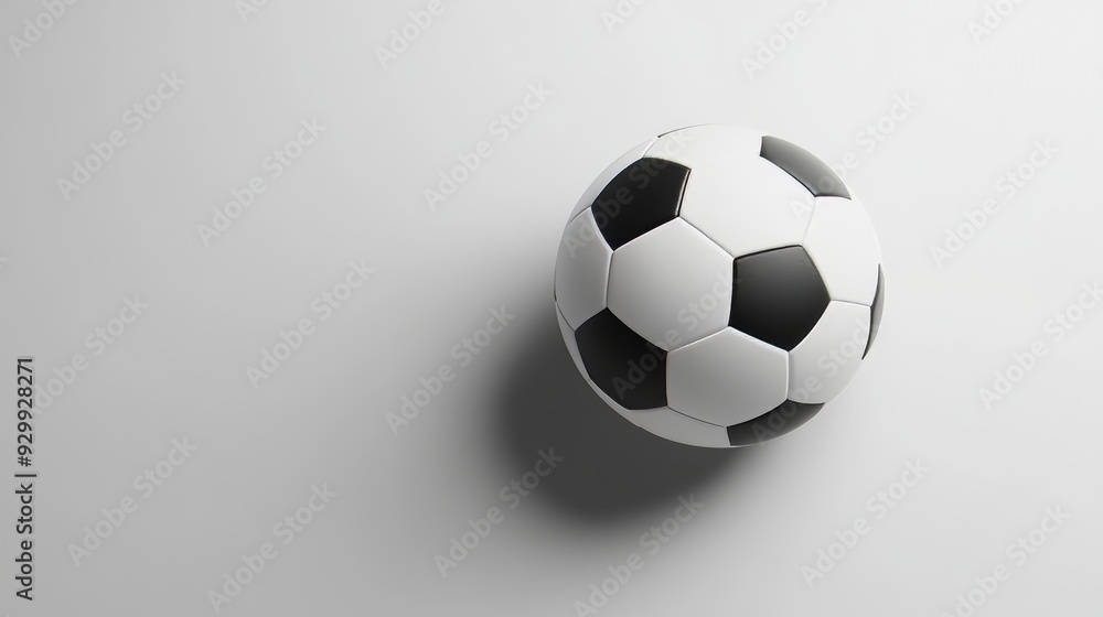3D model of football ball, black and white, isolated on transparent background 3D model of football ball, black and white, isolated on transparent background