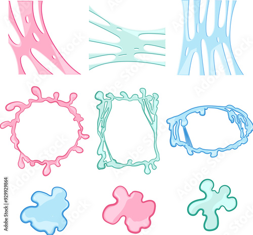 bubble gum set cartoon. candy pink, sugar fun, nostalgia wrapper bubble gum sign. isolated symbol vector illustration