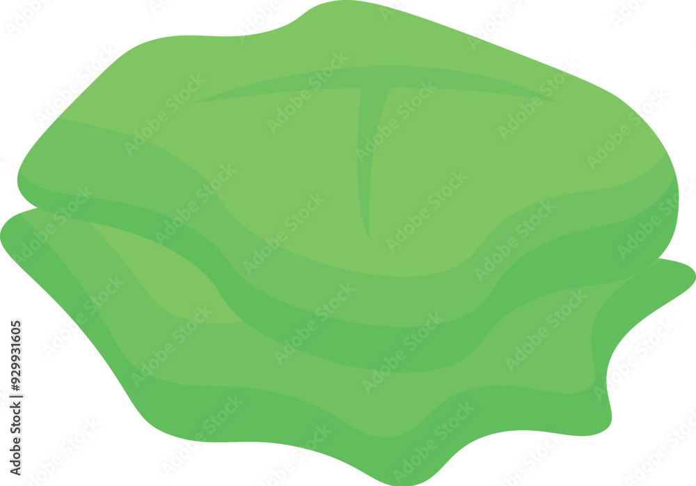 Two fresh and vibrant green lettuce leaves, creating a small and appetizing stack Two fresh and vibrant green lettuce leaves, creating a small and appetizing stack