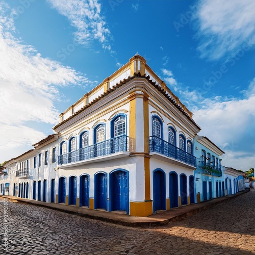 colonial architecture in Brazil, AI generated