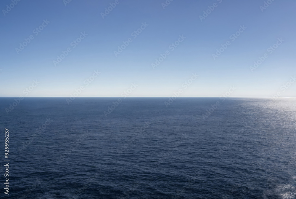 Beautiful sea landscape and sky above it with awesome sun reflection on calm waves as a background. Inspirational nature background. Panoramic art view Beautiful sea landscape and sky above it with awesome sun reflection on calm waves as a background. Inspirational nature background. Panoramic art view