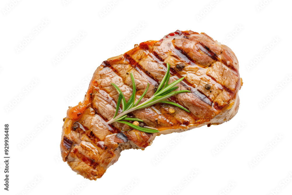 roasted pork steak isolated on white or transparent png roasted pork steak isolated on white or transparent png