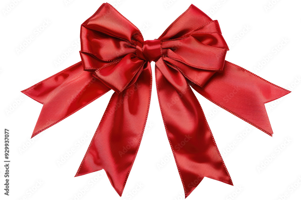 red festive ribbon bow isolated on white or transparent png red festive ribbon bow isolated on white or transparent png