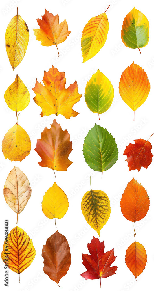 Fototapeta premium Autumn Leaves Collection