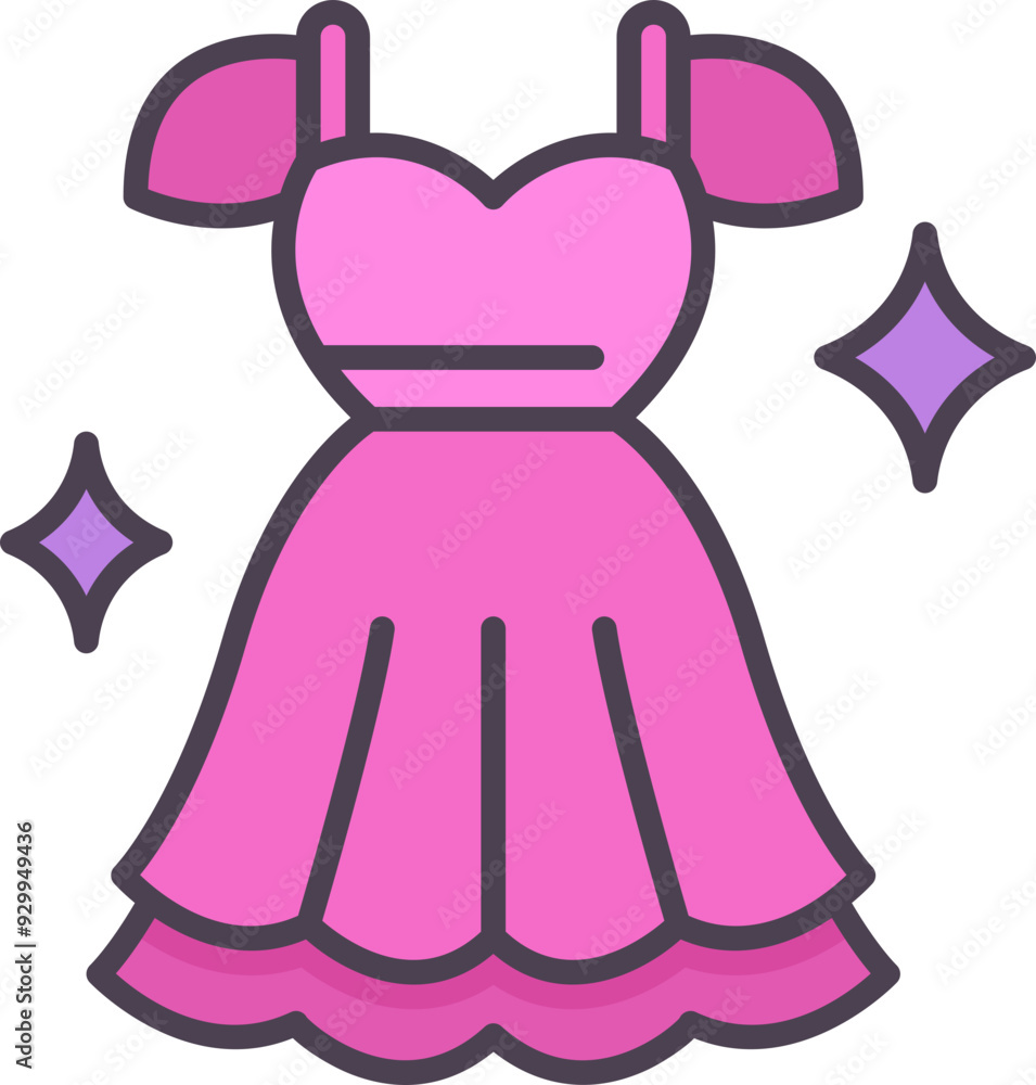 Wedding dress icon Wedding dress icon