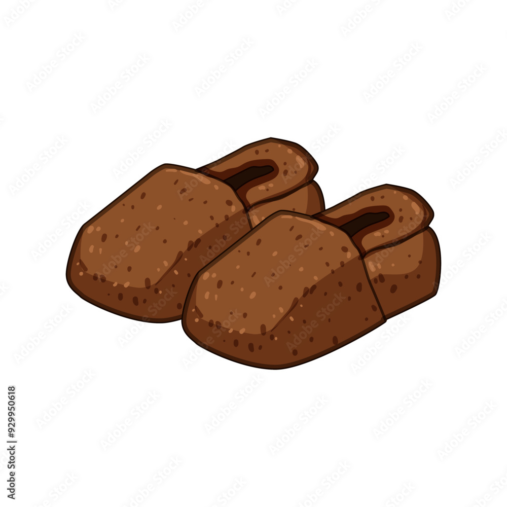 soft baby booties cartoon. cozy warm, tiny knit, crochet wool soft baby booties sign. isolated symbol vector illustration soft baby booties cartoon. cozy warm, tiny knit, crochet wool soft baby booties sign. isolated symbol vector illustration