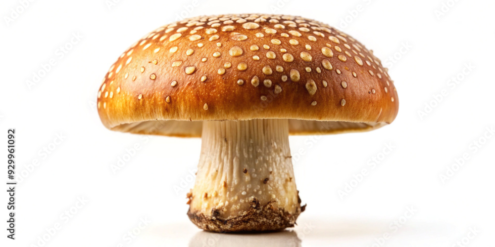 Champignon mushroom isolated on white background Champignon mushroom isolated on white background